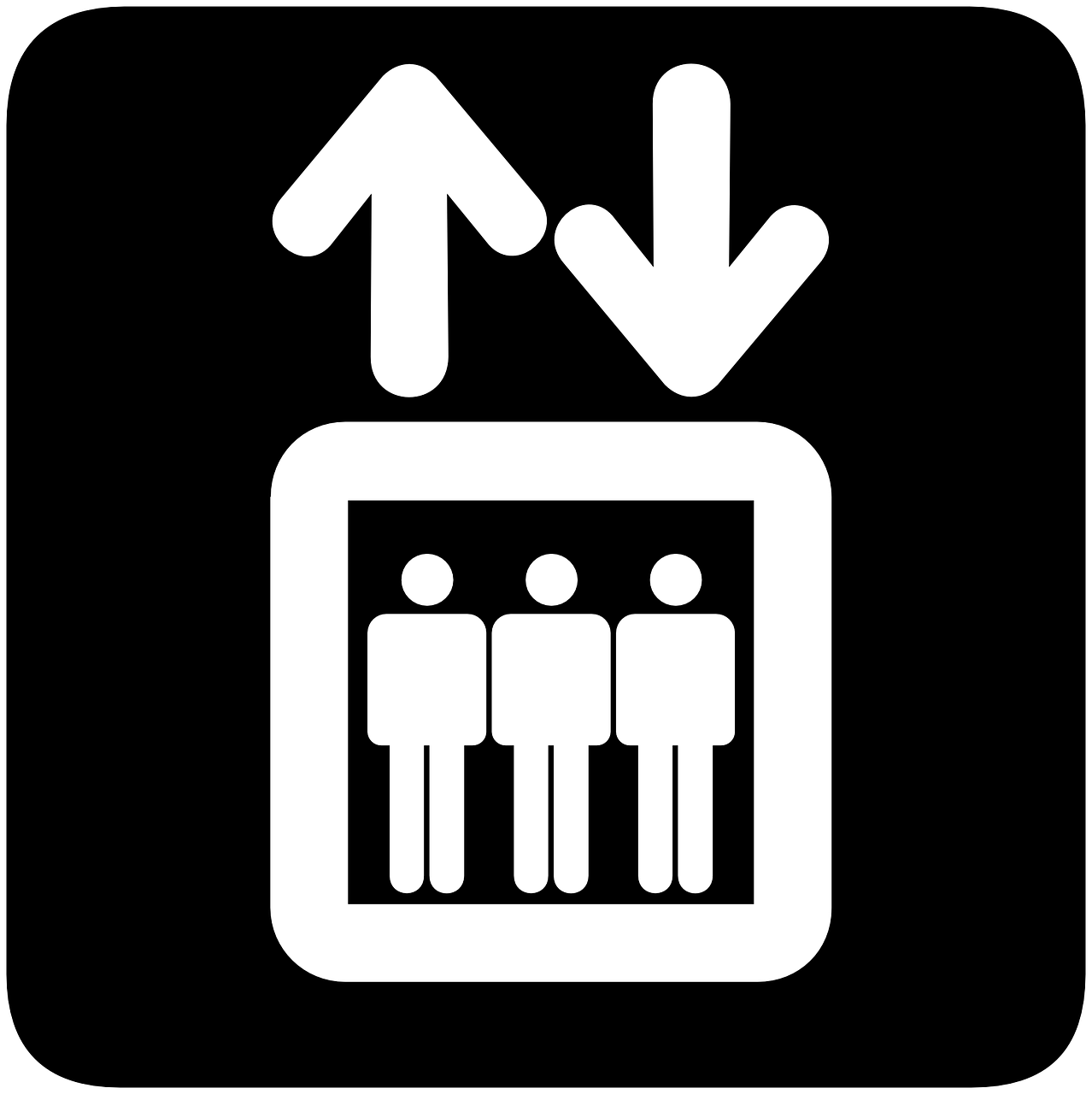 representación de un ascensor